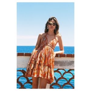 Free People 100 Degree Printed Mini Dress